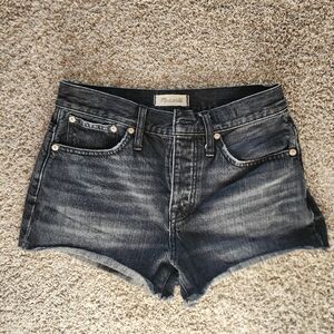 Madewell Relaxed Fit Denim Shorts Black